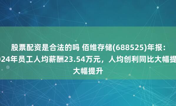 股票配资是合法的吗 佰维存储(688525)年报：2024年员工人均薪酬23.54万元，人均创利同比大幅提升