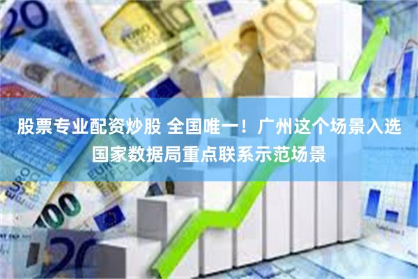 股票专业配资炒股 全国唯一！广州这个场景入选国家数据局重点联系示范场景