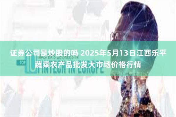 证券公司是炒股的吗 2025年5月13日江西乐平蔬菜农产品批发大市场价格行情