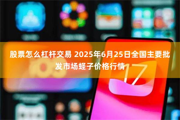 股票怎么杠杆交易 2025年6月25日全国主要批发市场蛏子价格行情